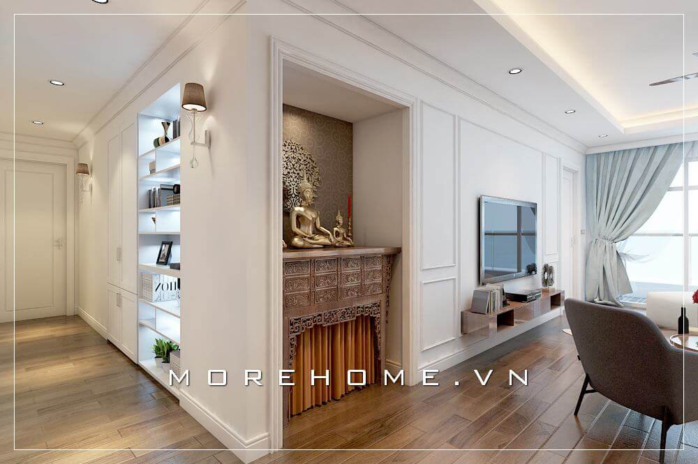 Bàn thờ gỗ tự nhiên